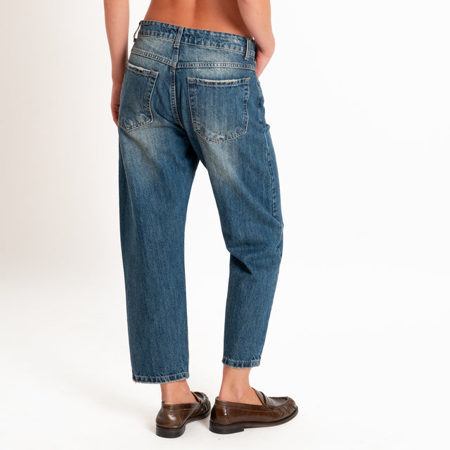 Zeroassoluto-Jeans MORGANA boyfriend - deep blue