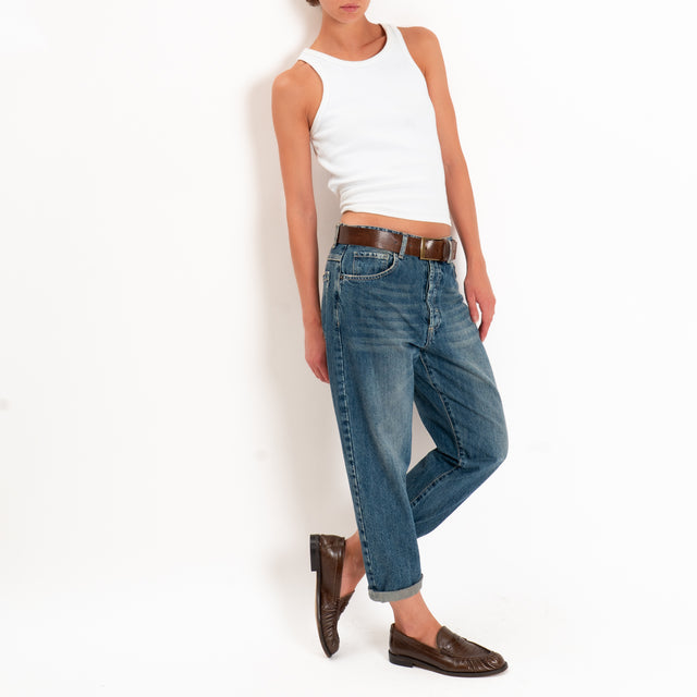 Zeroassoluto-Jeans MORGANA boyfriend - denim