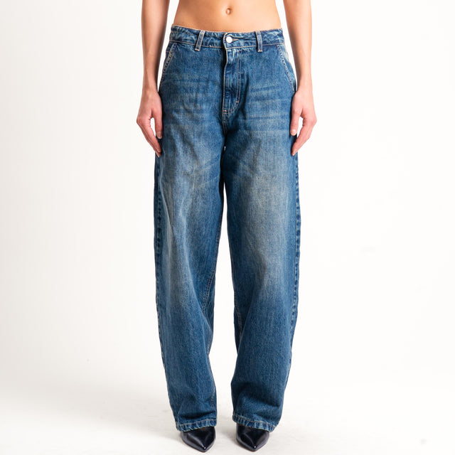Zeroassoluto-Jeans MYA mom fit stone washed - denim