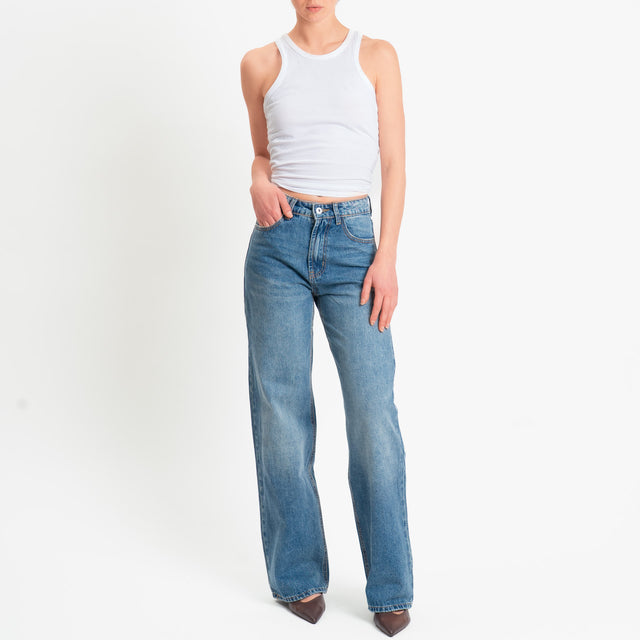 Zeroassoluto-Jeans NEW YORK wide leg fit - denim