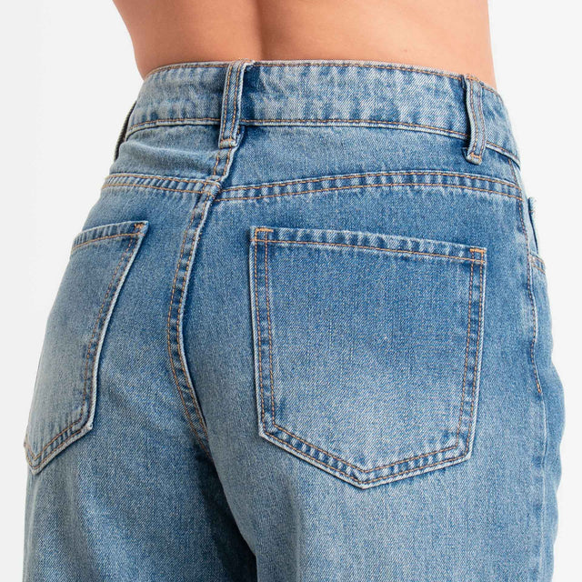 Zeroassoluto-Jeans NEW YORK wide leg fit - denim