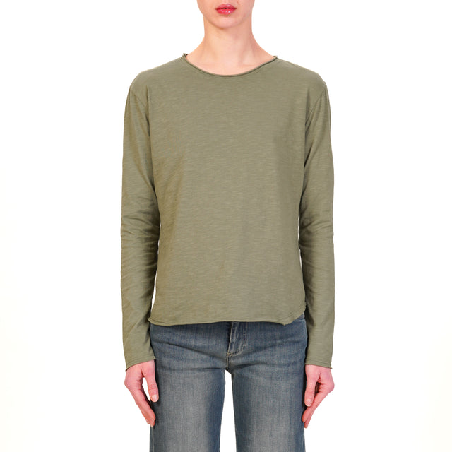 Zeroassoluto-T-shirt girocollo - militare