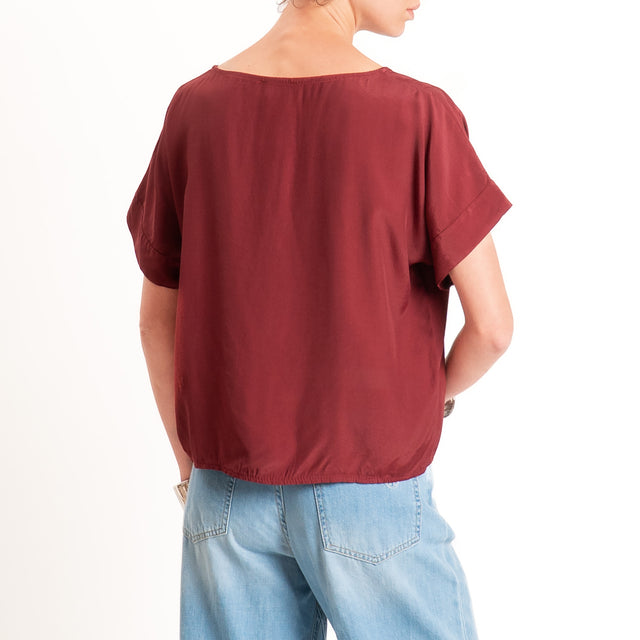 Zeroassoluto-Blusa scatolina 100% viscosa - india