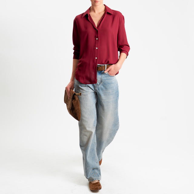 Zeroassoluto-Camicia CLAY MANO SETA - india