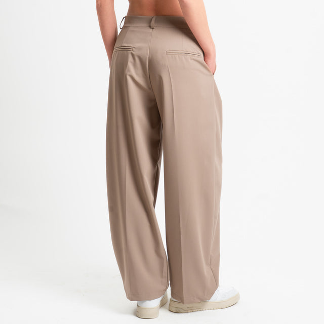 Zeroassoluo-Pantalone GENNY poliviscosa comfort elasticizzato - coloniale