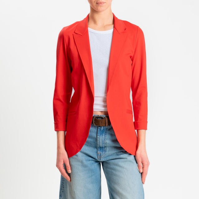 Zeroassoluto-Giacca JELSO punto milano taglio vivo - lacca