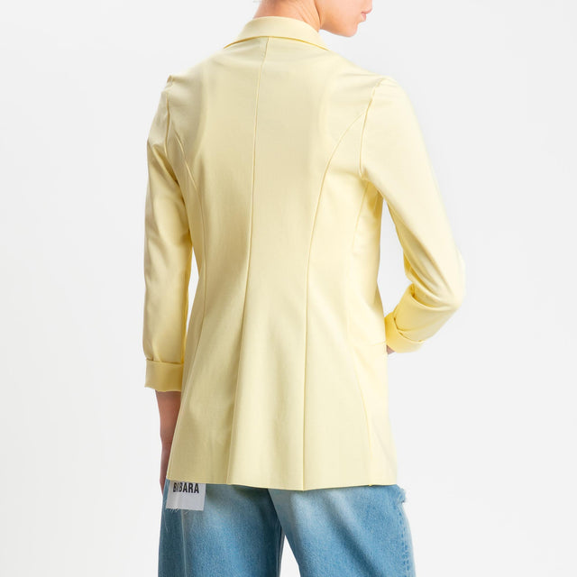 Zeroassoluto-Giacca JELSO punto milano taglio vivo - yellow