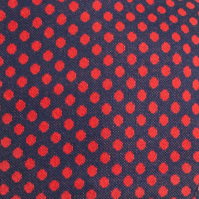 Zeroassoluto-Giacca JIN elasticizzata - pois rosso/blu