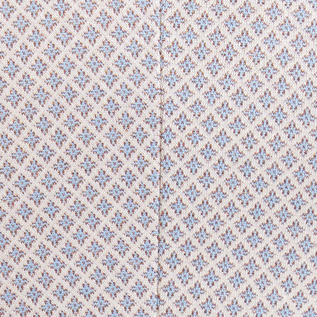 Zeroassoluto-Giacca JIN elasticizzata - fiori lurex burro/jeans/rame