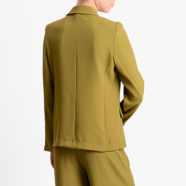 Zeroassoluto-Giacca JONI tessuto fluido - olive