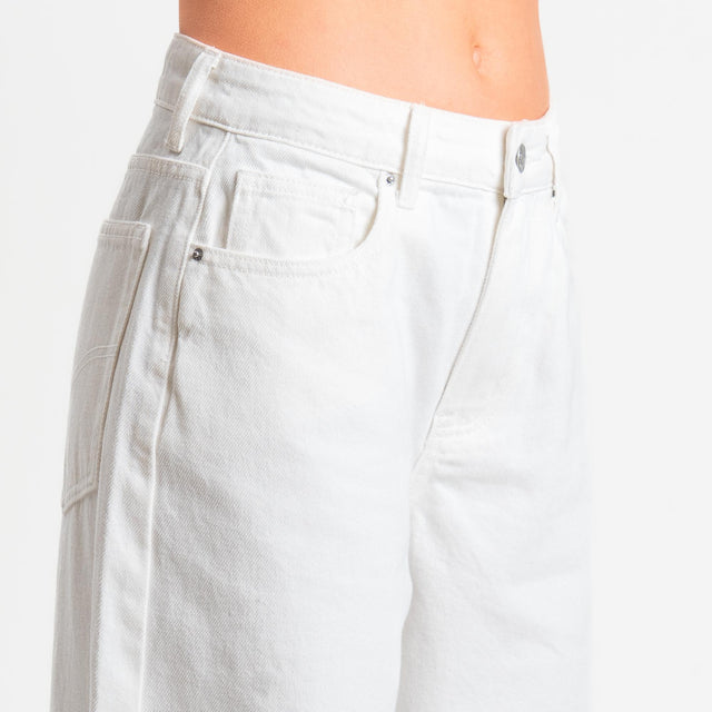 Zeroassoluto-Jeans LINDA drill tela slegata - latte