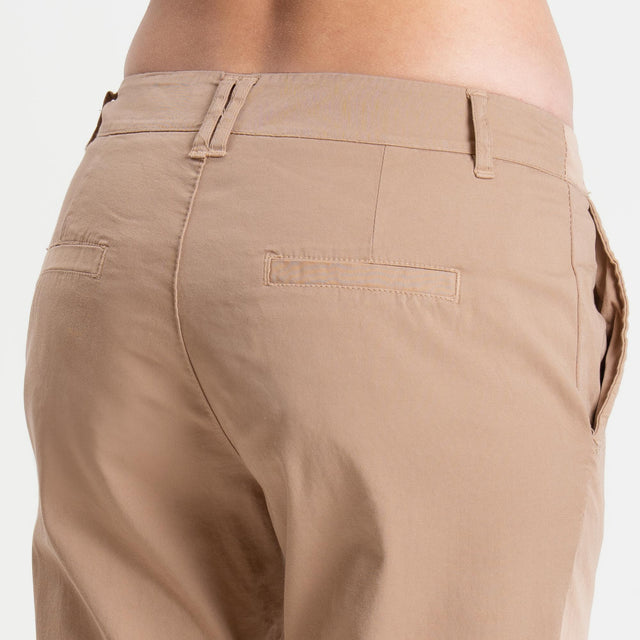 Zeroassoluto- Pantalone LOIS chino cotone elastici - biscotto