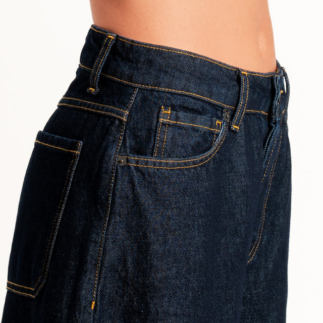 Zeroassoluto-Jeans KORY balloon fit - denim scuro