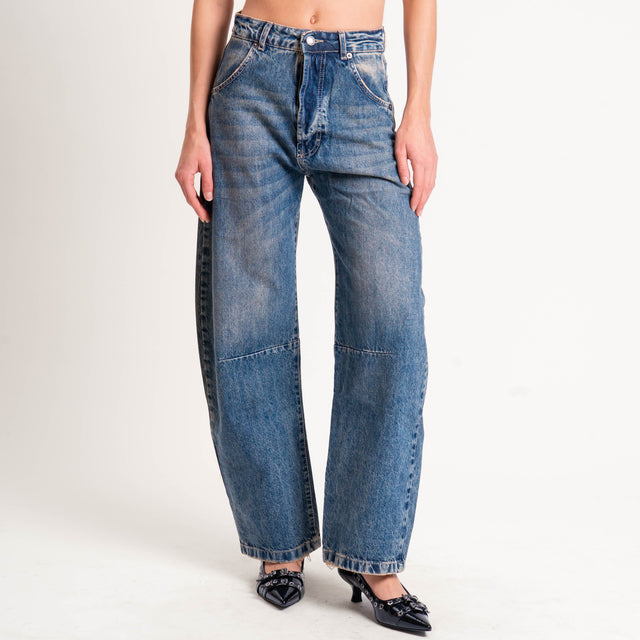 Zeroassoluto-Jeans RHEA barrel fit - denim