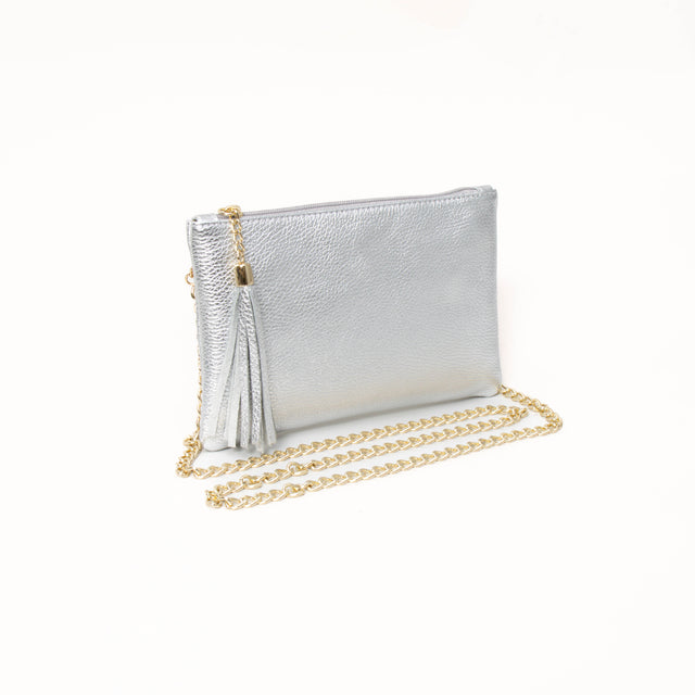 W by whitemood- Pochette con nappine - argento
