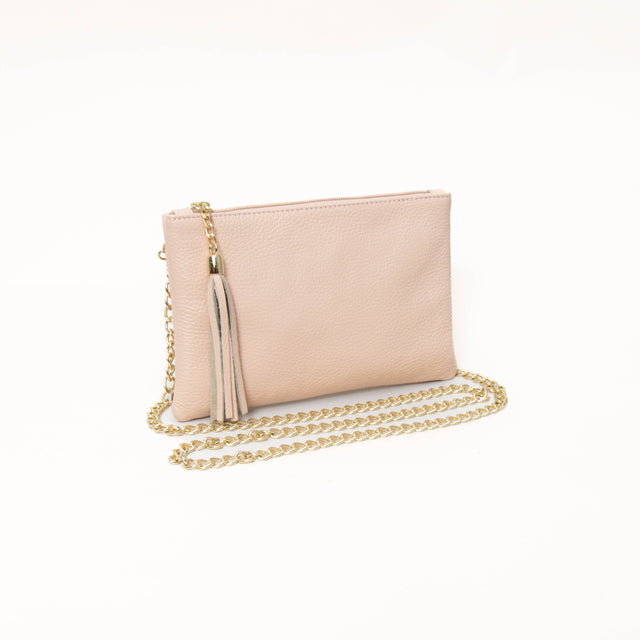 W by whitemood- Pochette con nappine - cipria