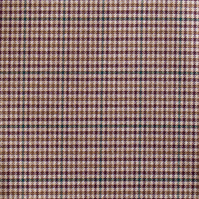 Zeroassoluto-Giacca JADE un bottone - micro check sand/vino/verde