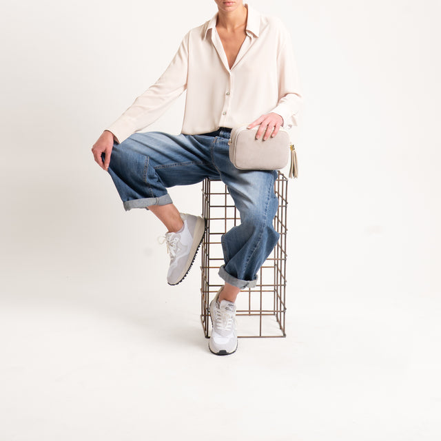Zeroassoluto-Camicia CLAY MANO SETA - nude