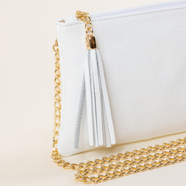 W by whitemood- Pochette con nappine - latte