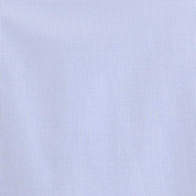 Zeroassoluto-Camicia oversize in cotone - righe fine bianco/celeste