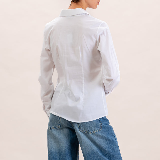 Zeroassoluto-Camicia slim fit - bianco