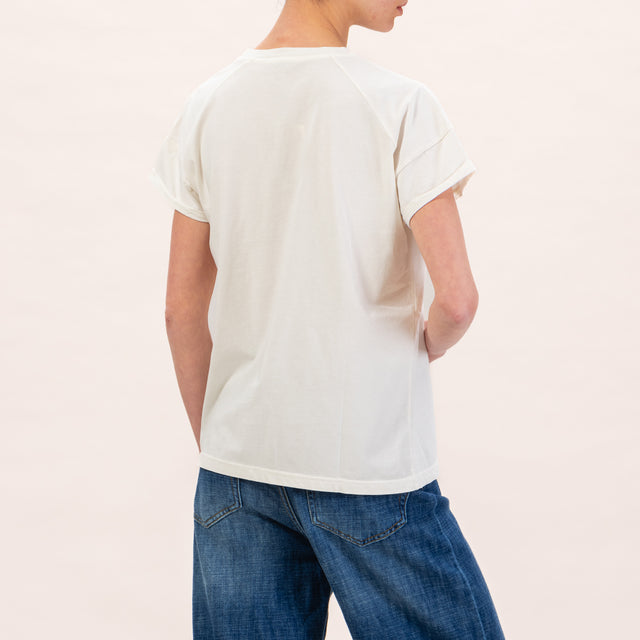 Zeroassoluto-Camiseta regular fit - butter