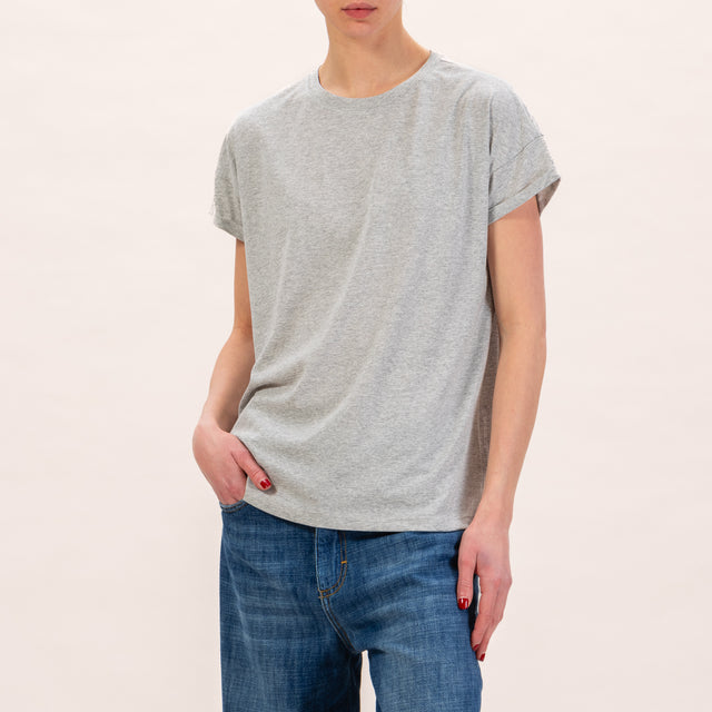 Zeroassoluto-Camiseta regular fit - melange grey