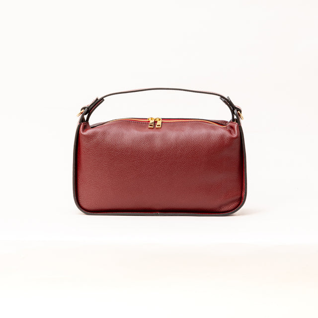 Zeroassoluto-Borsa a mano in pelle - vino