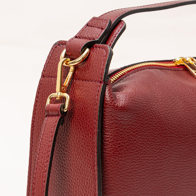 Zeroassoluto-Borsa a mano in pelle - vino
