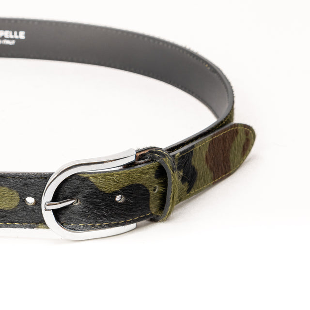 Zeroassoluto-Cintura cavallino camouflage - militare