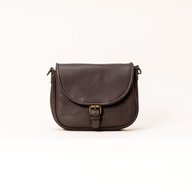 W by Whitemood-Tolfina in leather - dark brown