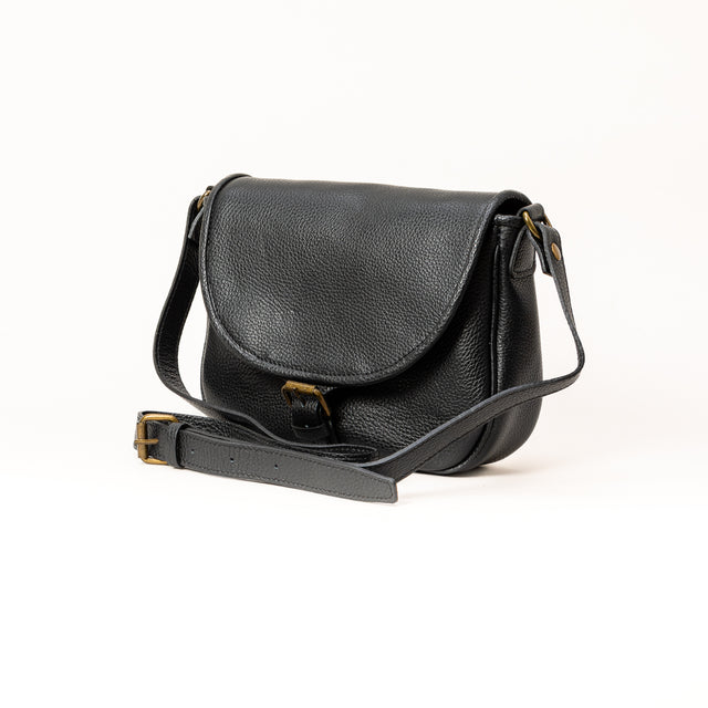W by Whitemood-Tolfina in pelle - nero