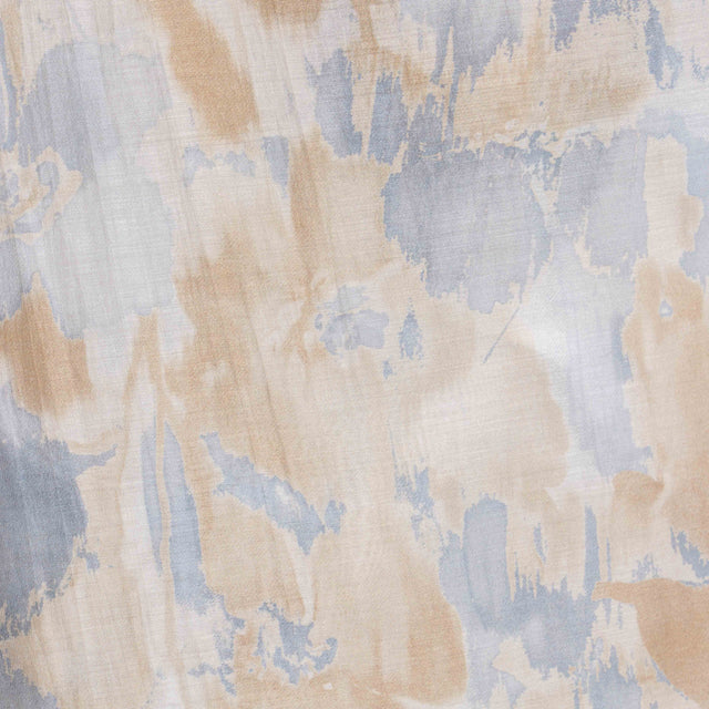 Zeroassoluto-Blusa LEA fantasia scollo v - fantasia burro/sand/cielo