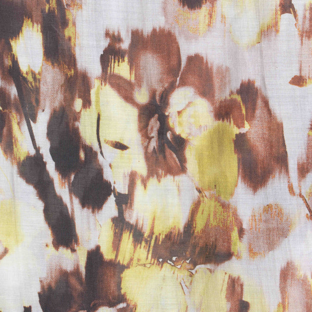 Zeroassoluto-Blusa LEA fantasia scollo v - fantasia burro/moro/olio