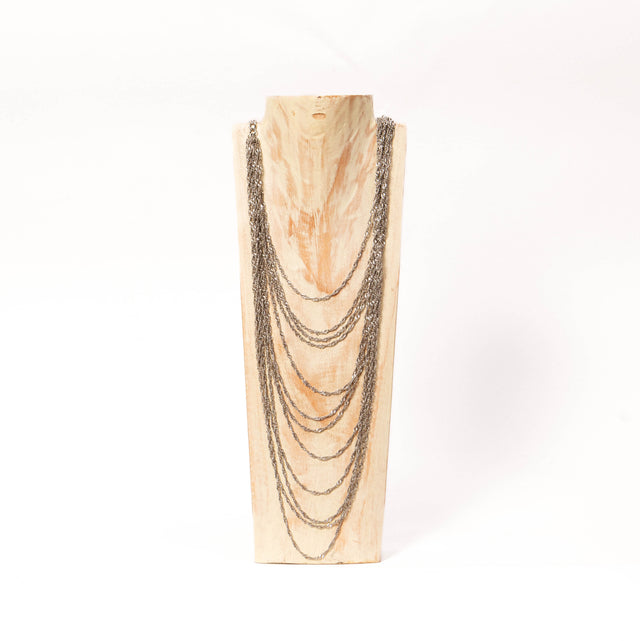 W by whitemood-Multi strand necklace - silver