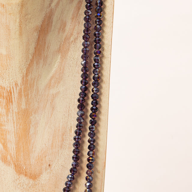 W by white mood-Necklace - aubergine