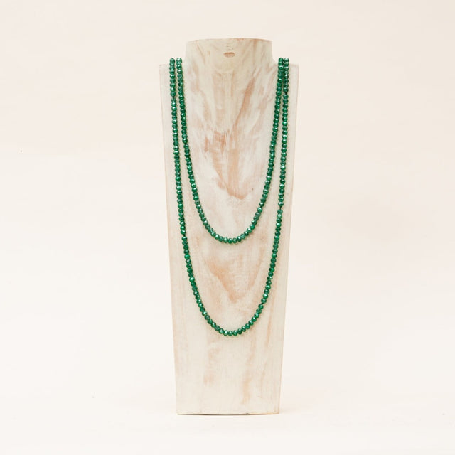 W by white mood-Necklace - emerald