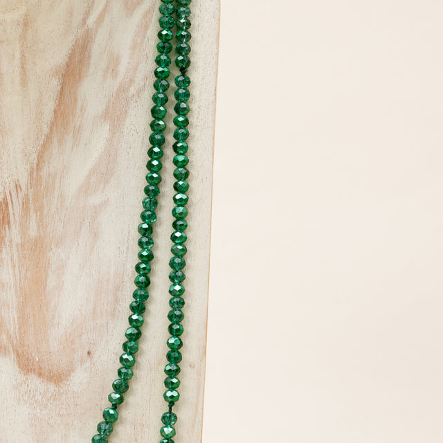 W by white mood-Necklace - emerald