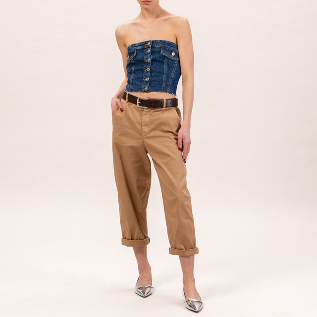 Vicolo-Top TANYA jeans a fascia - denim