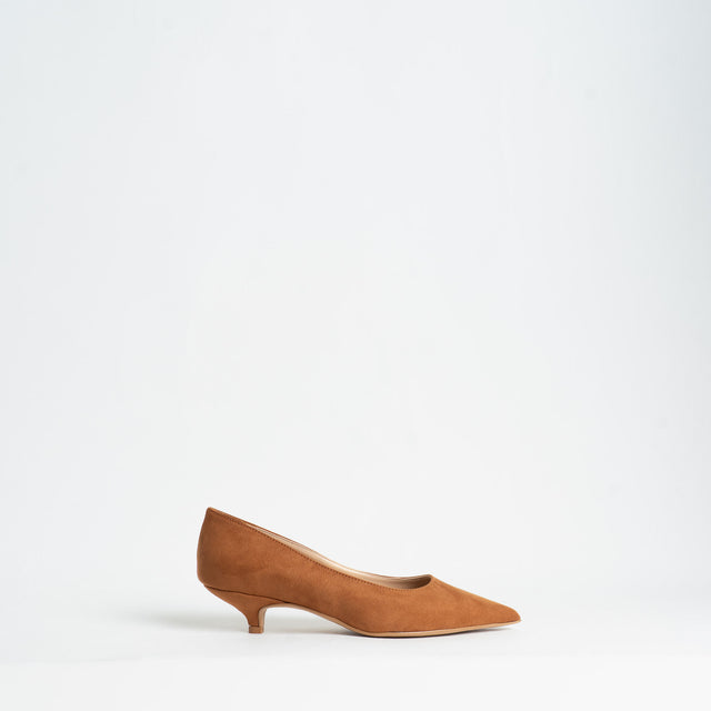 Divine Follie-Decolletè a punta scamosciato - cuoio