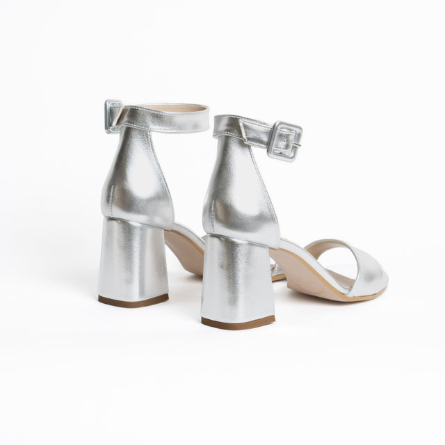Divine Follie-Sandalo con tacco - laminato argento