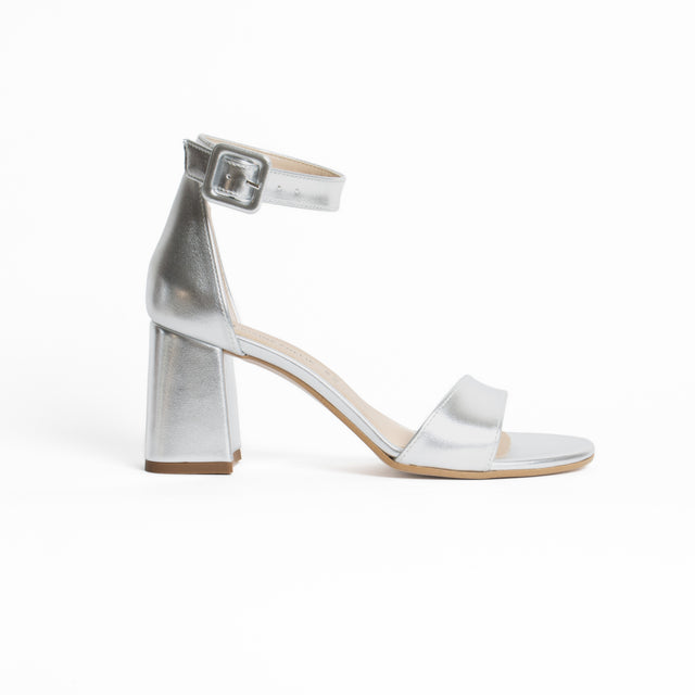 Divine Follie-Sandalo con tacco - laminato argento
