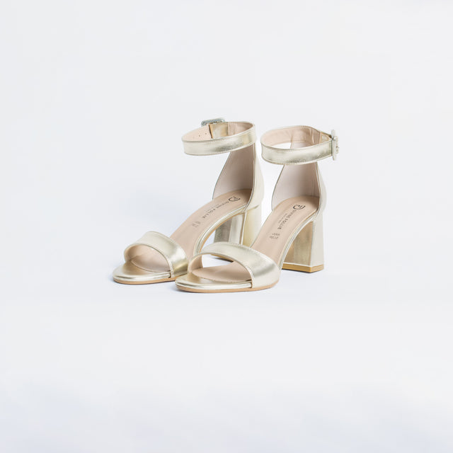 Divine Follie-Sandalo con tacco - laminato platino