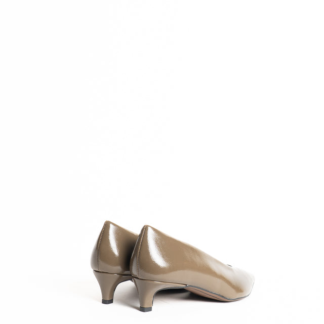 Divine follie-Décolleté tacco basso a punta - taupe