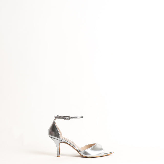 Divine Follie-Sandalo con tacco - laminato argento
