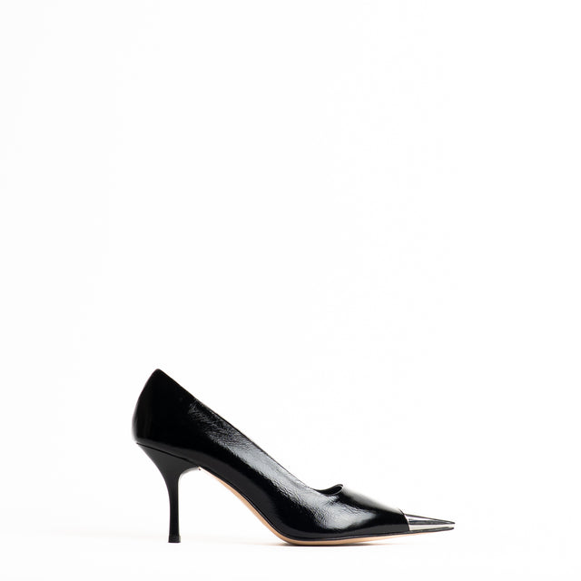 Divine follie-Decolletè con tacco punta metallica - nero