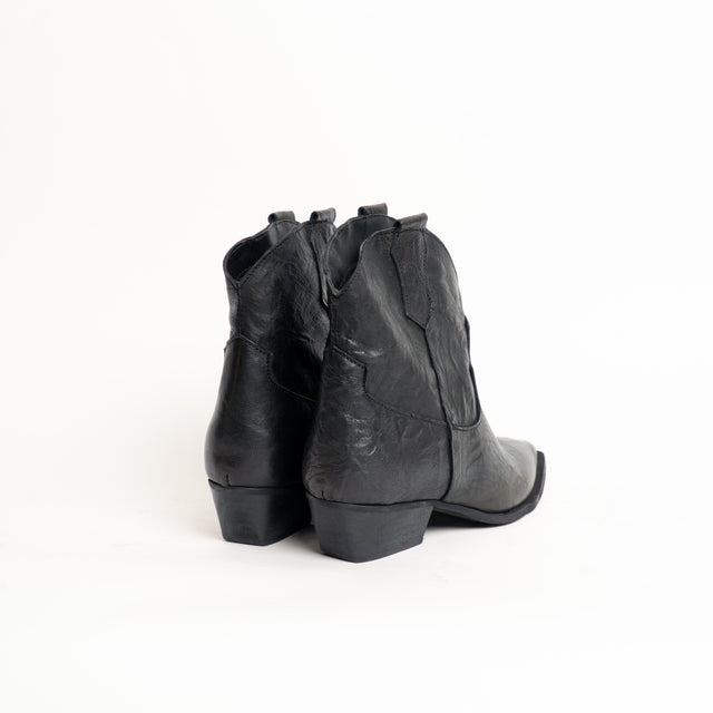 Divine Follie-Texano basso in pelle - nero
