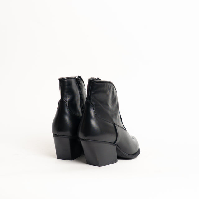 Divine Follie-Texano basso zip laterale - nero