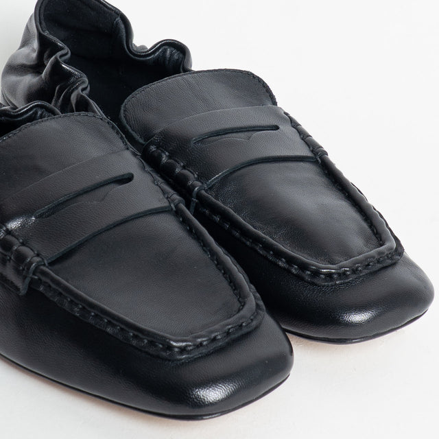 Divine Follie-Mocassino in pelle - nero