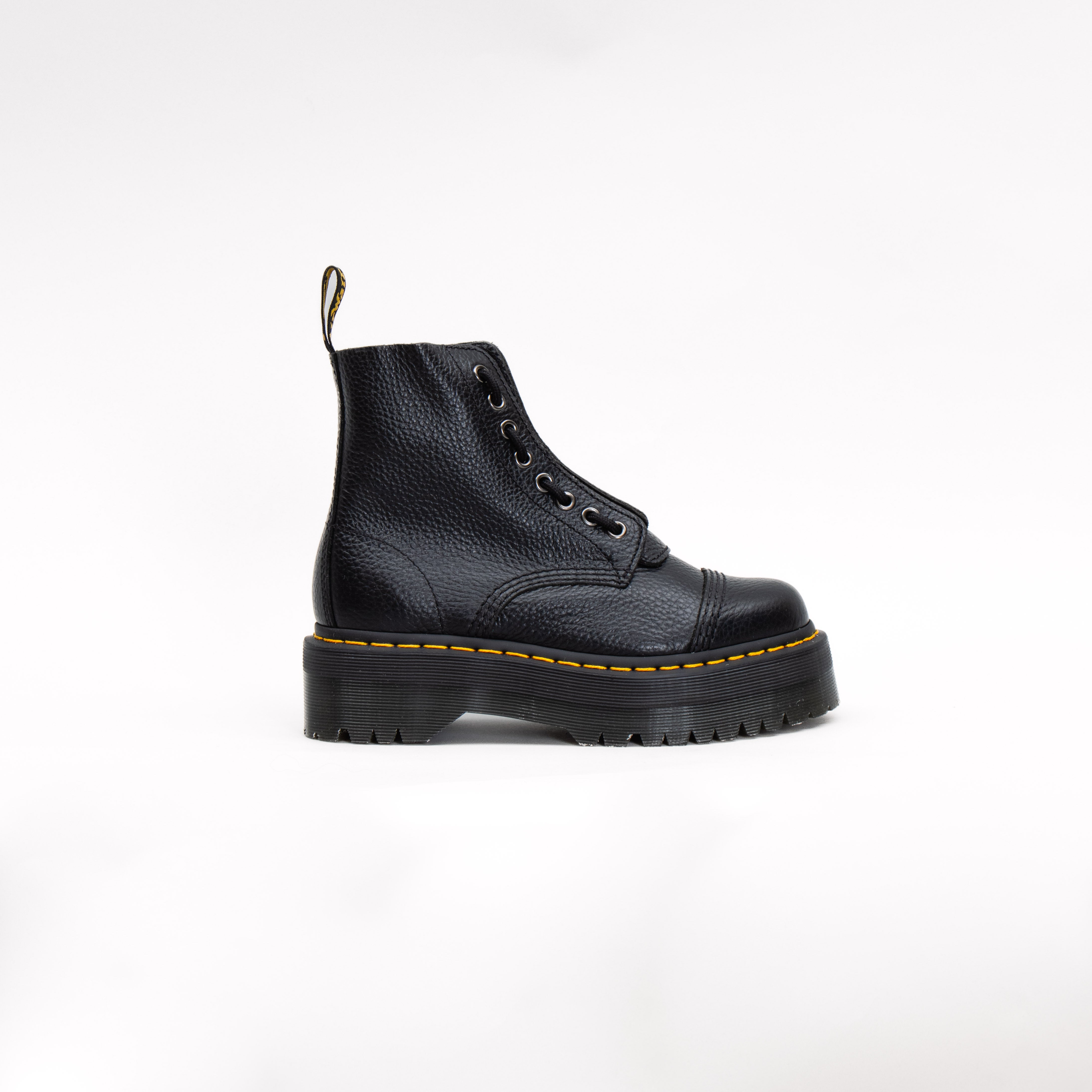 Dr. Martens Sinclair nappa platform boot black